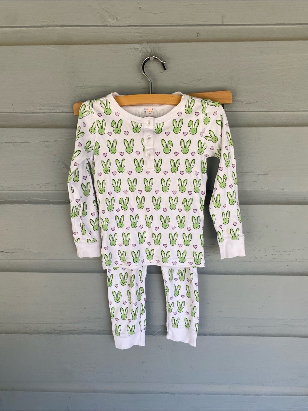 Roller Rabbit Bunny Pajama Set Sz 6